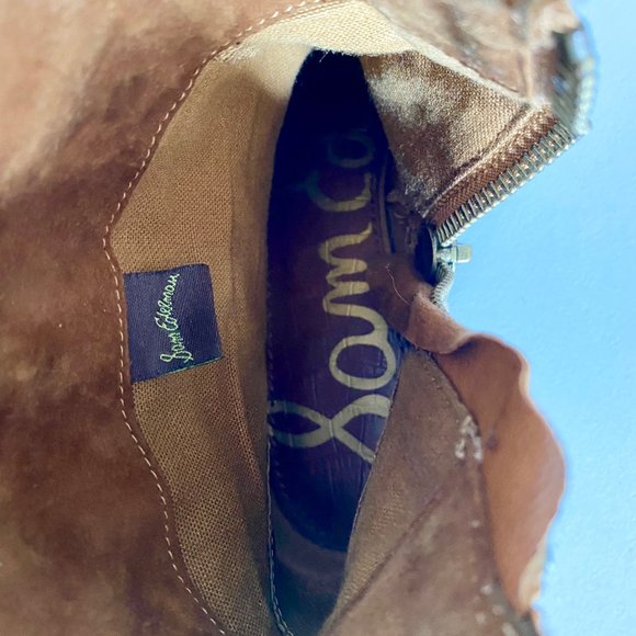 Sam Edelman Louie Fringe Bootie Tan Suede - Picture 4 of 4